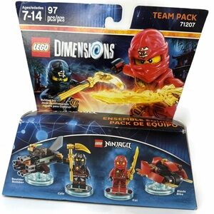 LEGO Dimensions Ninjago Team Pack 97 Pcs Cole & Kai 71207 New